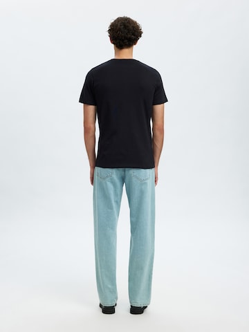 T-Shirt 'SLHCORMAC' SELECTED en noir