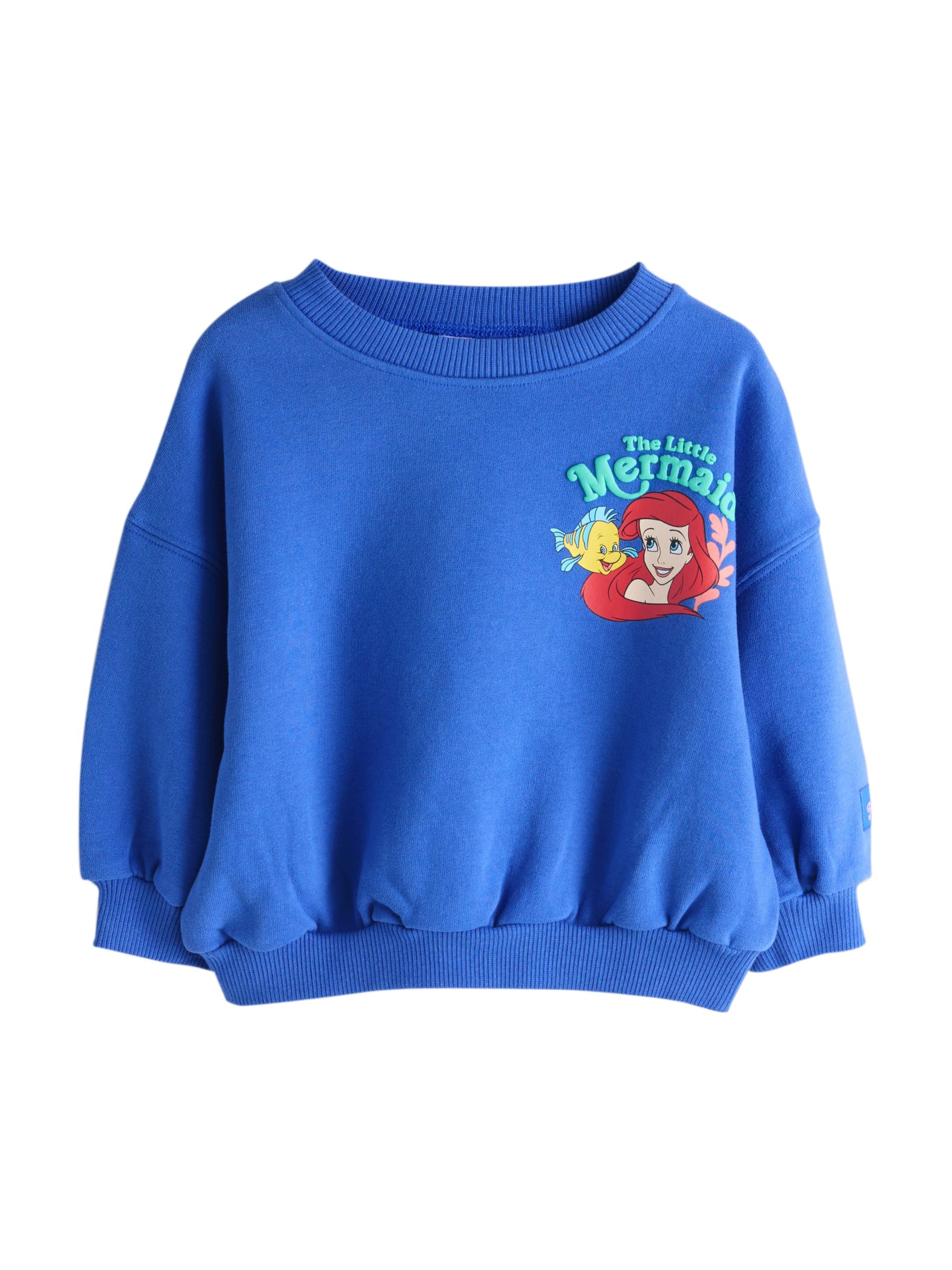 Felpa 'The Little Mermaid' di Next in blu: frontale