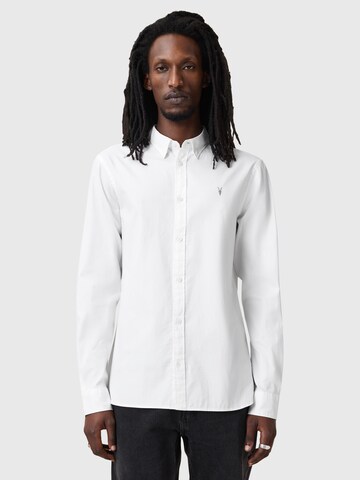 Regular fit Camicia 'HAWTHORNE' di AllSaints in bianco: frontale