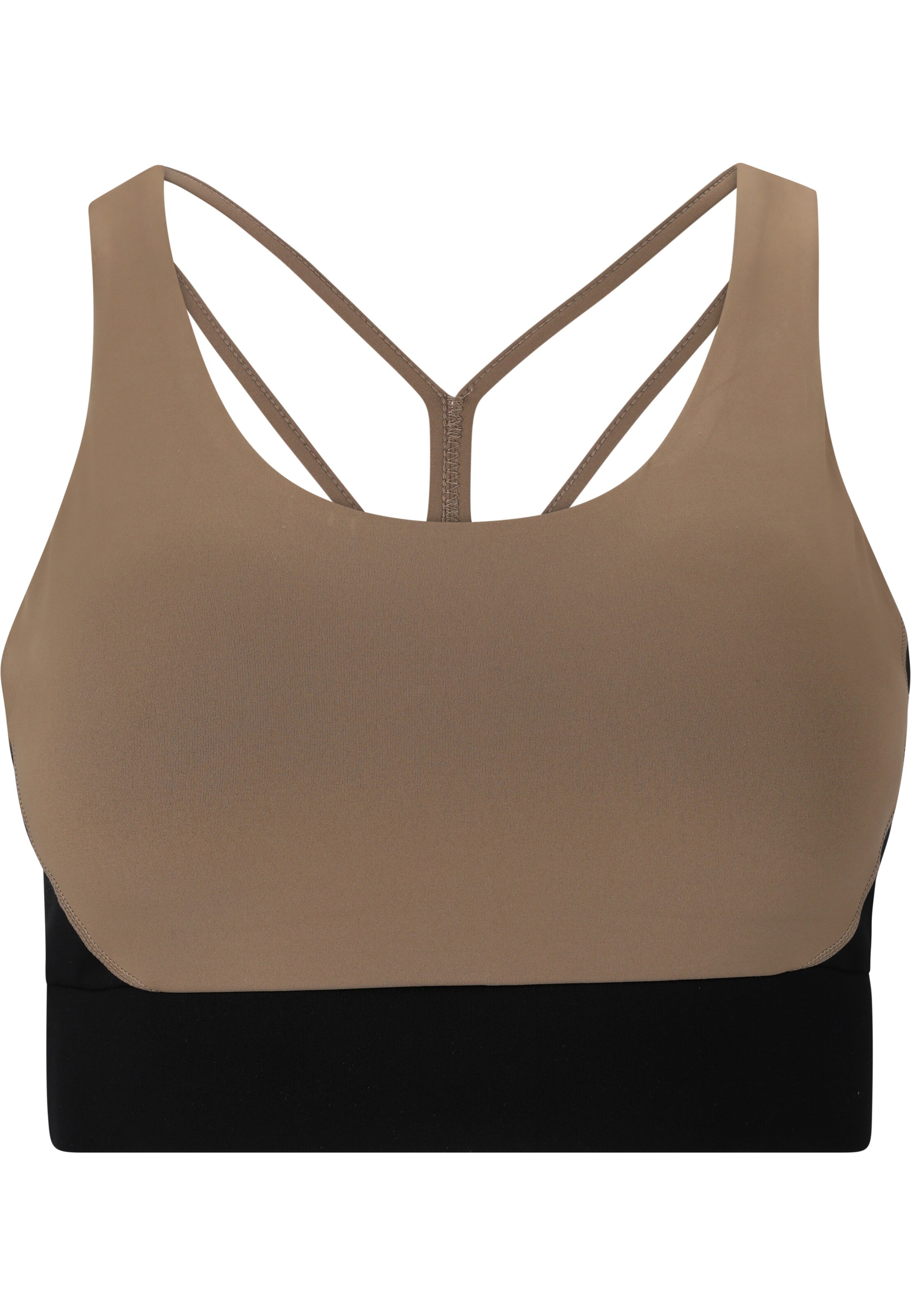 Athlecia Bustier Sport bh 'Lris' in Zwart: voorkant