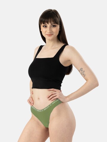 LEAFLETIC Broekje 'Leafletic Mid Rise Brazilian' in Groen