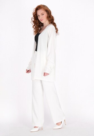 DreiMaster Klassik Knit Cardigan 'Classic Look' in White