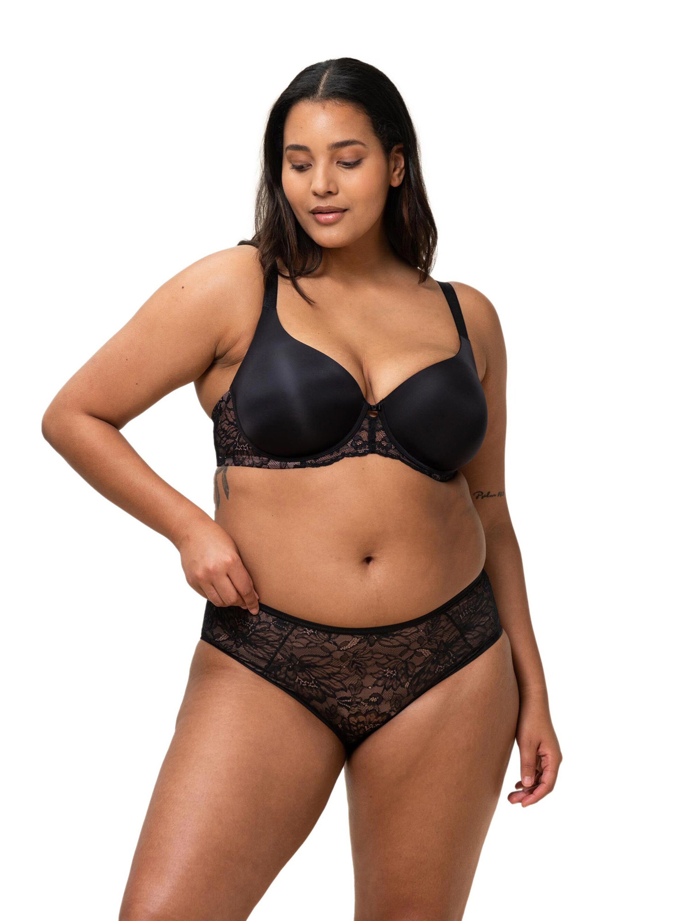 TRIUMPH T-shirt BH ' Amourette Charm ' in Zwart