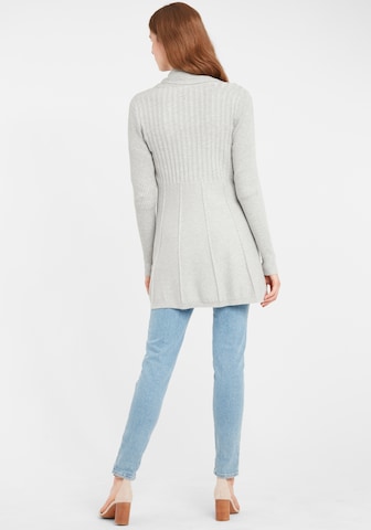 Fransa Knit Cardigan in Grey