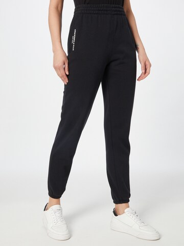 Regular Pantalon Abercrombie & Fitch en noir : devant