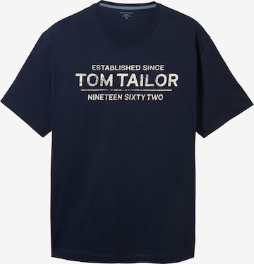 TOM TAILOR Men + Koszulka w kolorze niebieski: przód