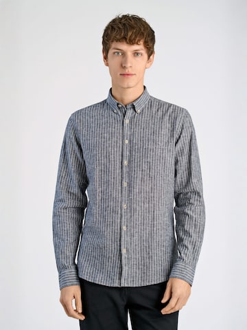 Coupe regular Chemise Lindbergh en bleu