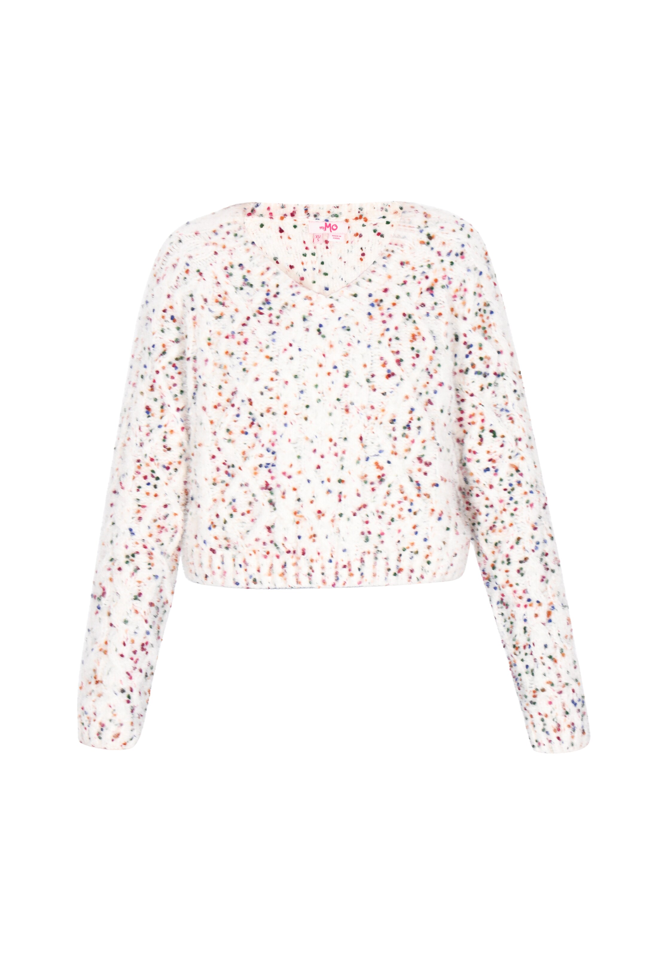 MYMO Sweter w kolorze biały: przód