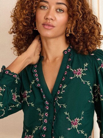 love & roses Bluse in Grün