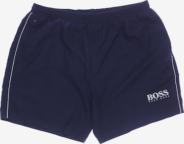 BOSS Black Shorts in 35-36 in Blue: front