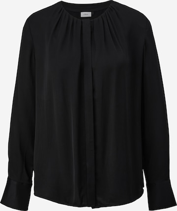 s.Oliver BLACK LABEL - Blusa en negro: frente