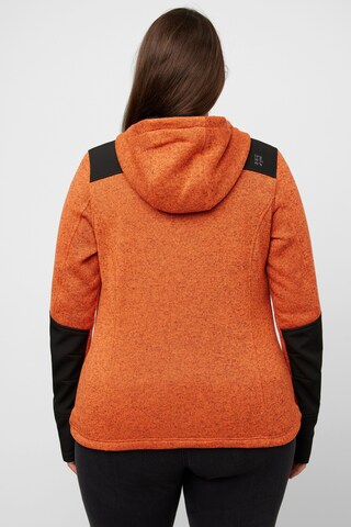 Ulla Popken Sweatjacke in Orange