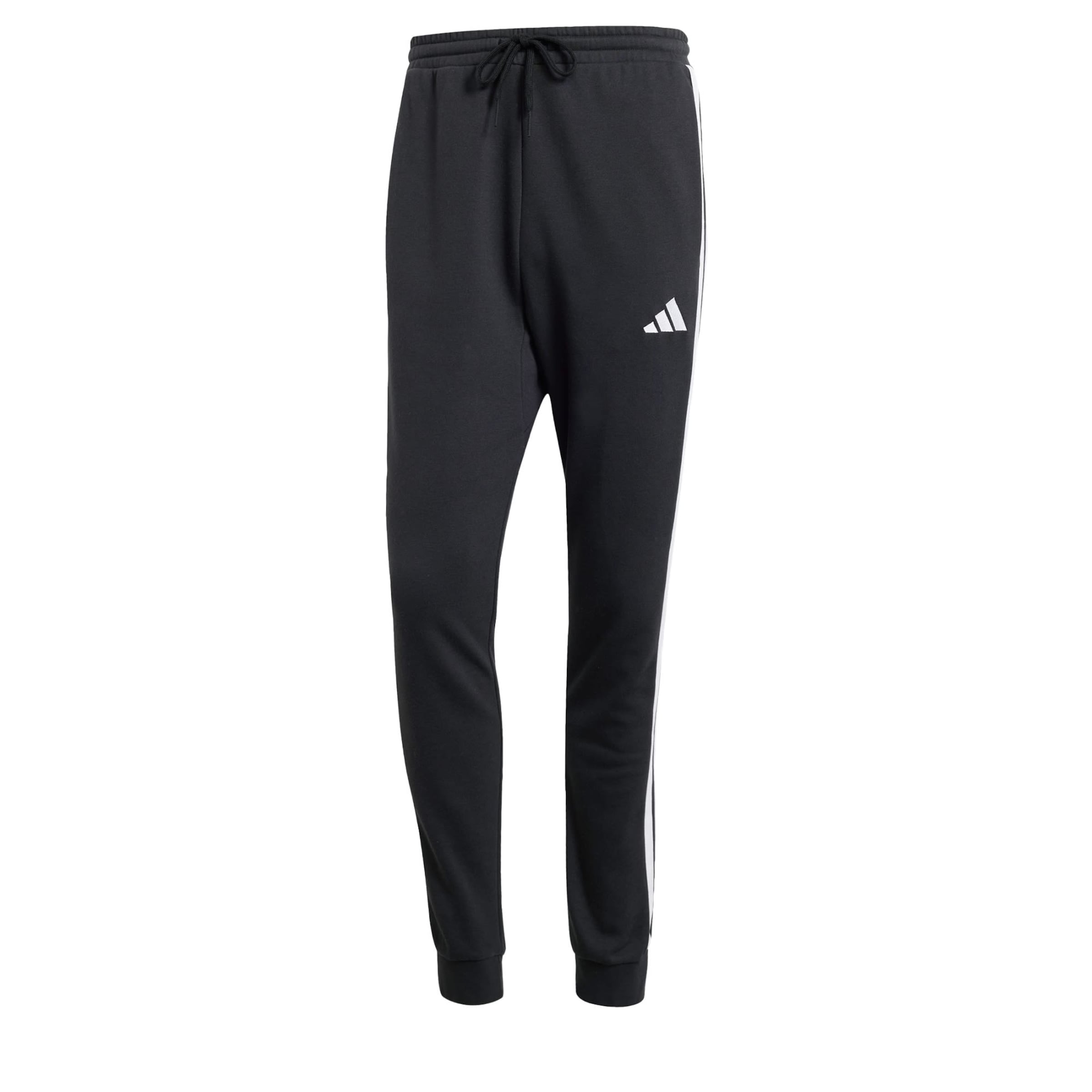 ADIDAS SPORTSWEAR Дънки Tapered Leg Спортен панталон 'Essential' в черно: отпред