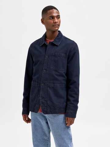 SELECTED HOMME Regular fit Colbert 'Paolo' in Blauw: voorkant