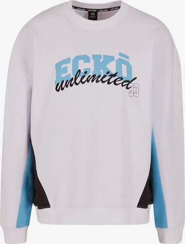 Sweat-shirt 'Drap' Ecko Unlimited en blanc : devant