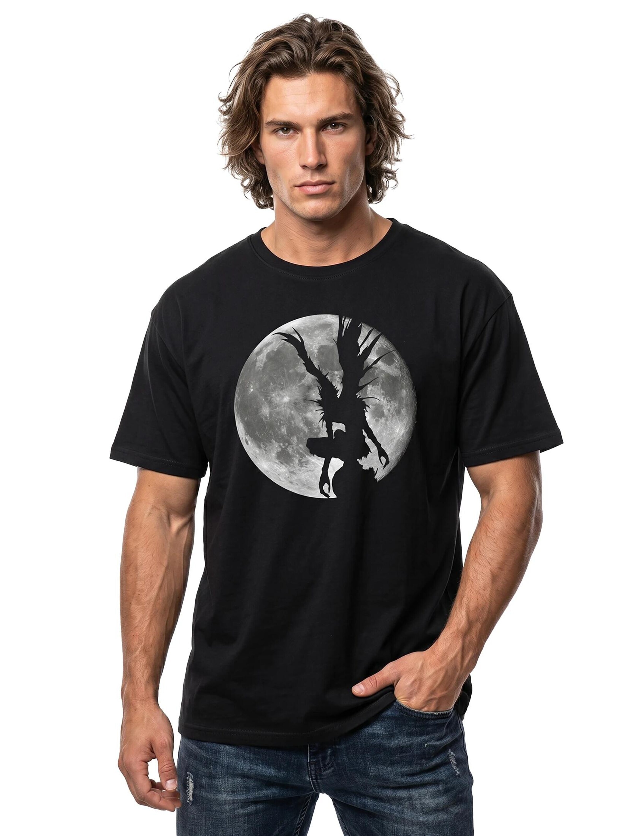 MAKAYA Shirt 'L Moon Shadow'‌‌‌‌‌ in Schwarz