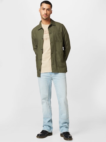 KnowledgeCotton Apparel Between-Season Jacket in Green