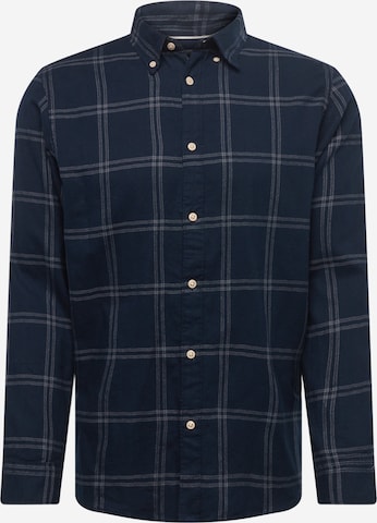 SELECTED HOMME Slim fit Button Up Shirt in Blue: front