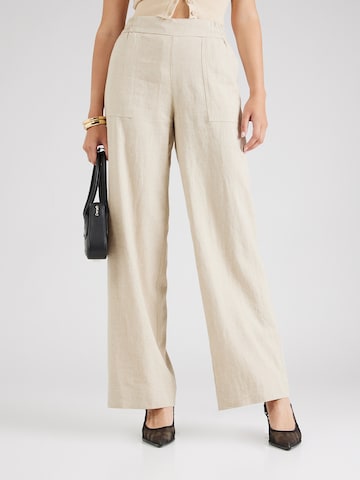 Regular Pantalon 'Linea' FIVEUNITS en beige : devant