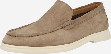 Mocassin 'Sienne' BOSS en beige : devant
