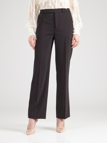 DRYKORN Loose fit Pleated Pants 'MEAN' in Black: front