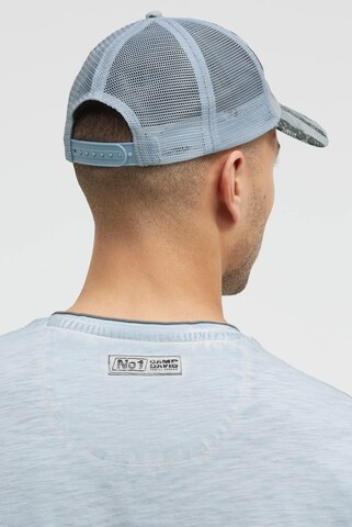 CAMP DAVID Athletic Cap in Silver