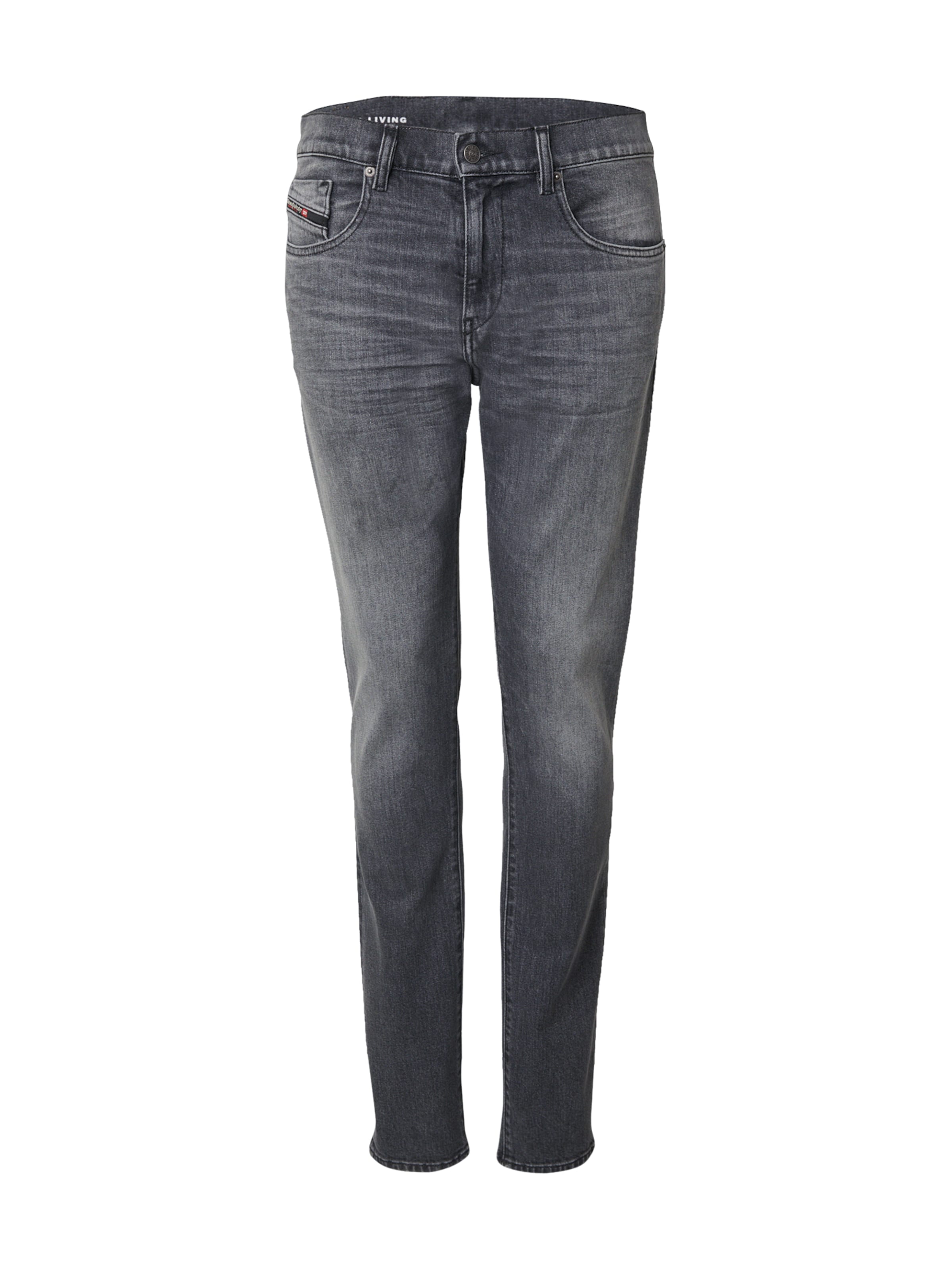 DIESEL Slim fit Jeans '2019 D-STRUKT' in Black: front