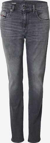 DIESEL Slimfit Jeansy '2019 D-STRUKT' w kolorze czarny: przód