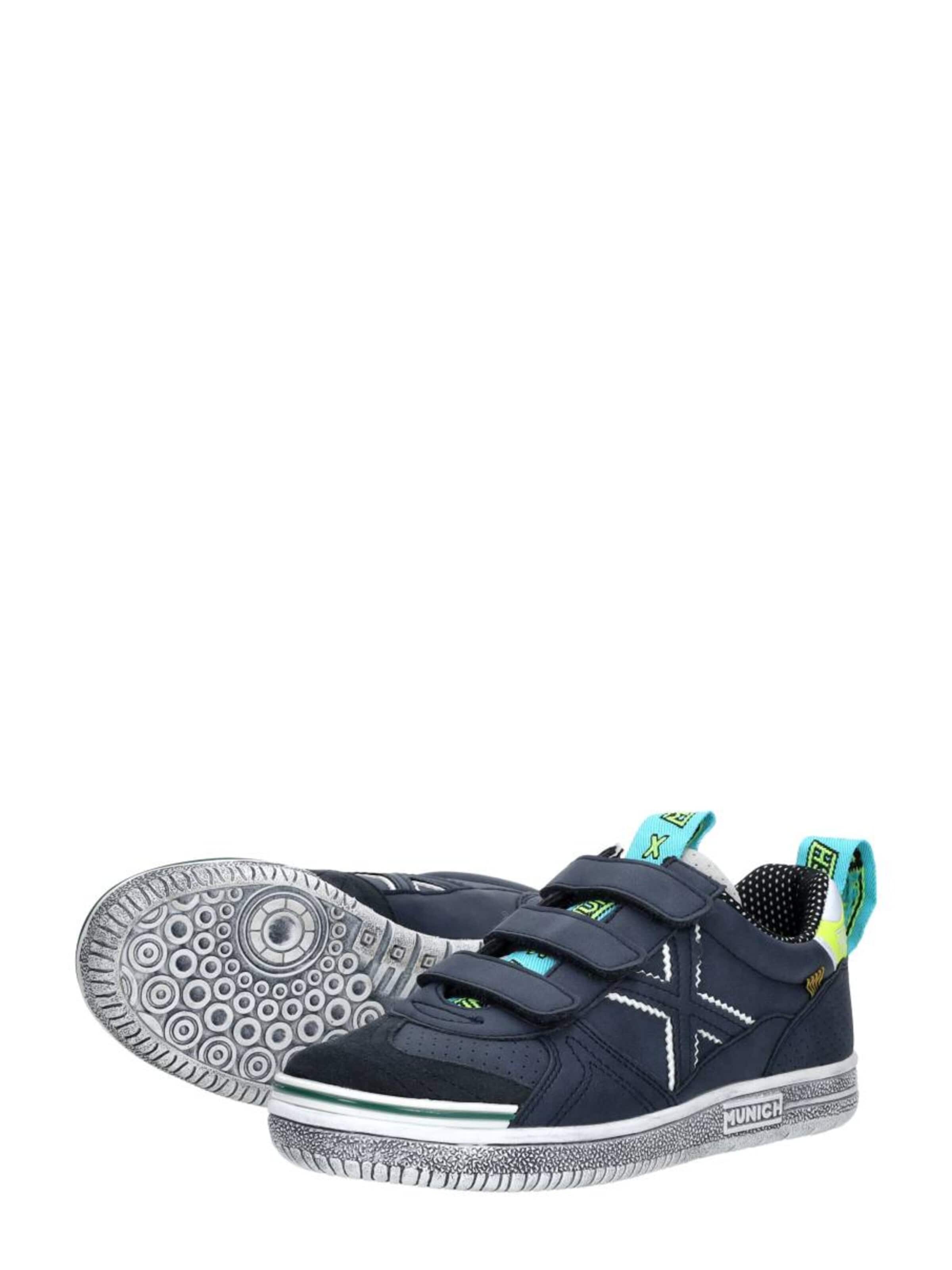 MUNICH Sneakers 'Klittenband Laag' in Blauw