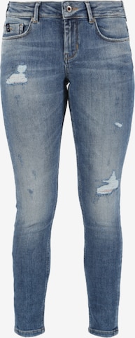 Miracle of Denim Skinny Fit Jeans Sina in Blau: predná strana