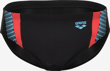 ARENA Swim Trunks 'Threefold' in Black: front