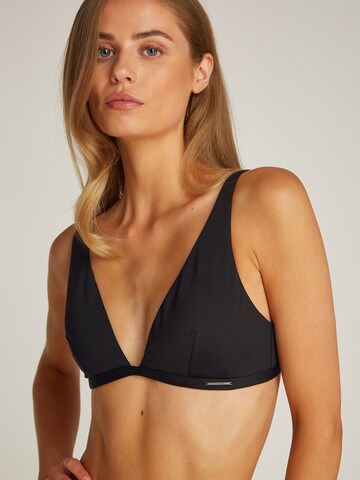 Calvin Klein Swimwear Треугольник Верх бикини 'Essentials' в Черный