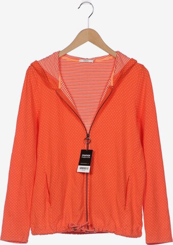 CECIL Sweatshirt & Zip-Up Hoodie in M in Orange: front