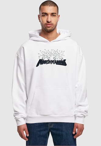 Merchcode Sweatshirt 'Peanuts - Marshmallows' in Wit: voorkant