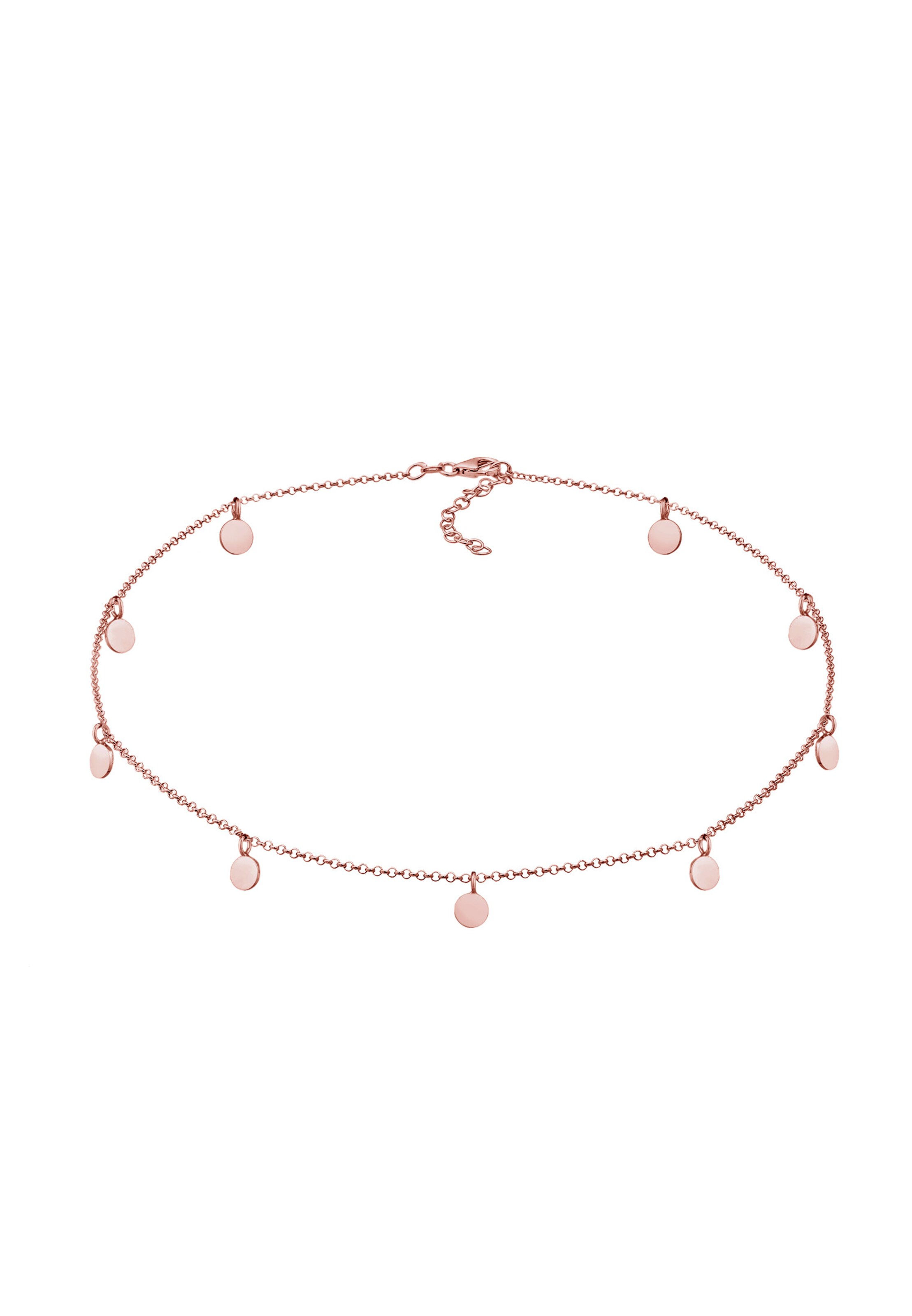 Chaîne 'Boho, Choker, Plättchen' ELLI en or : devant