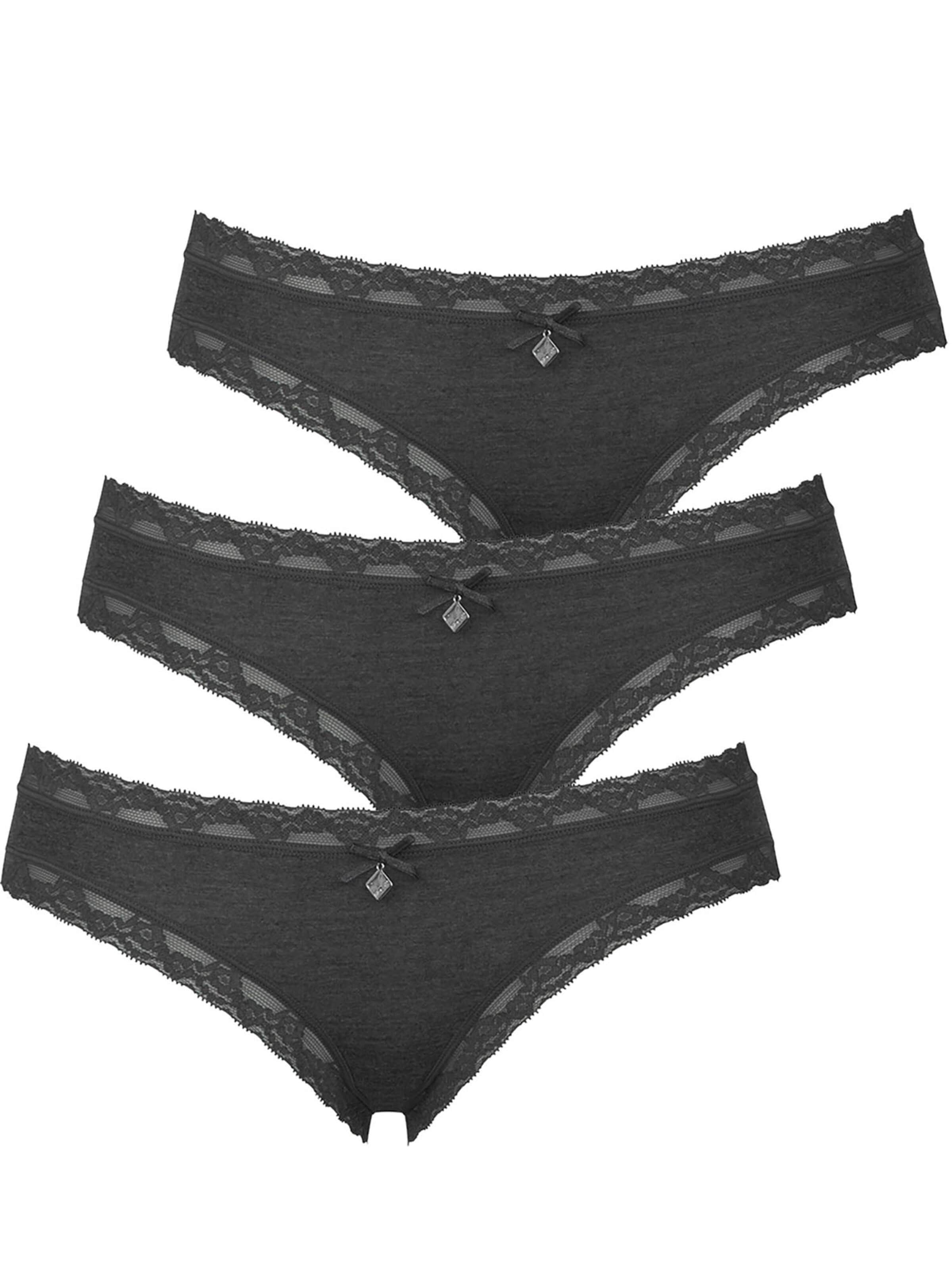 like it! Panty 'Kim' in Grey: front