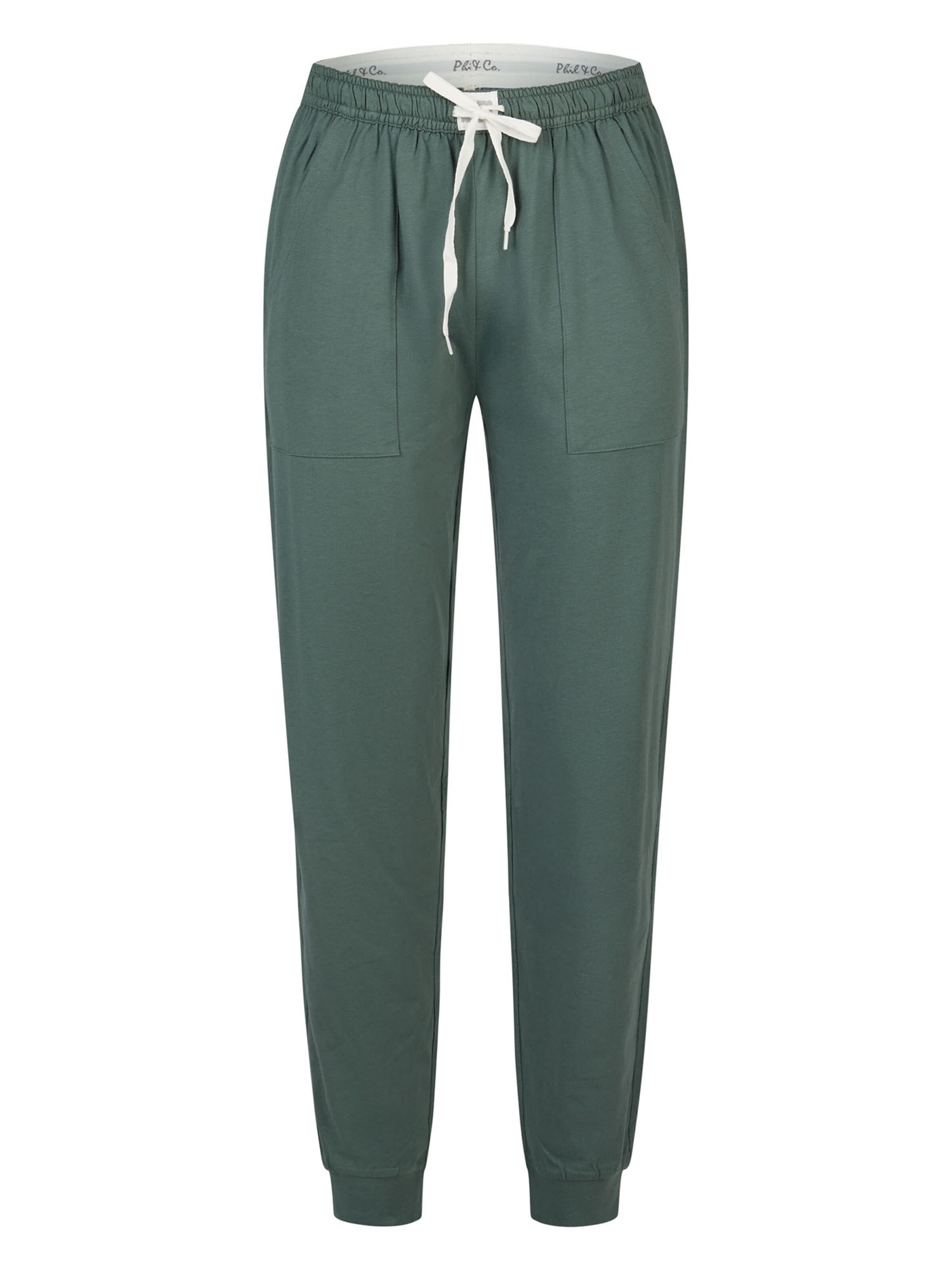 Phil & Co. Berlin Pajamas long 'Monday' in Green