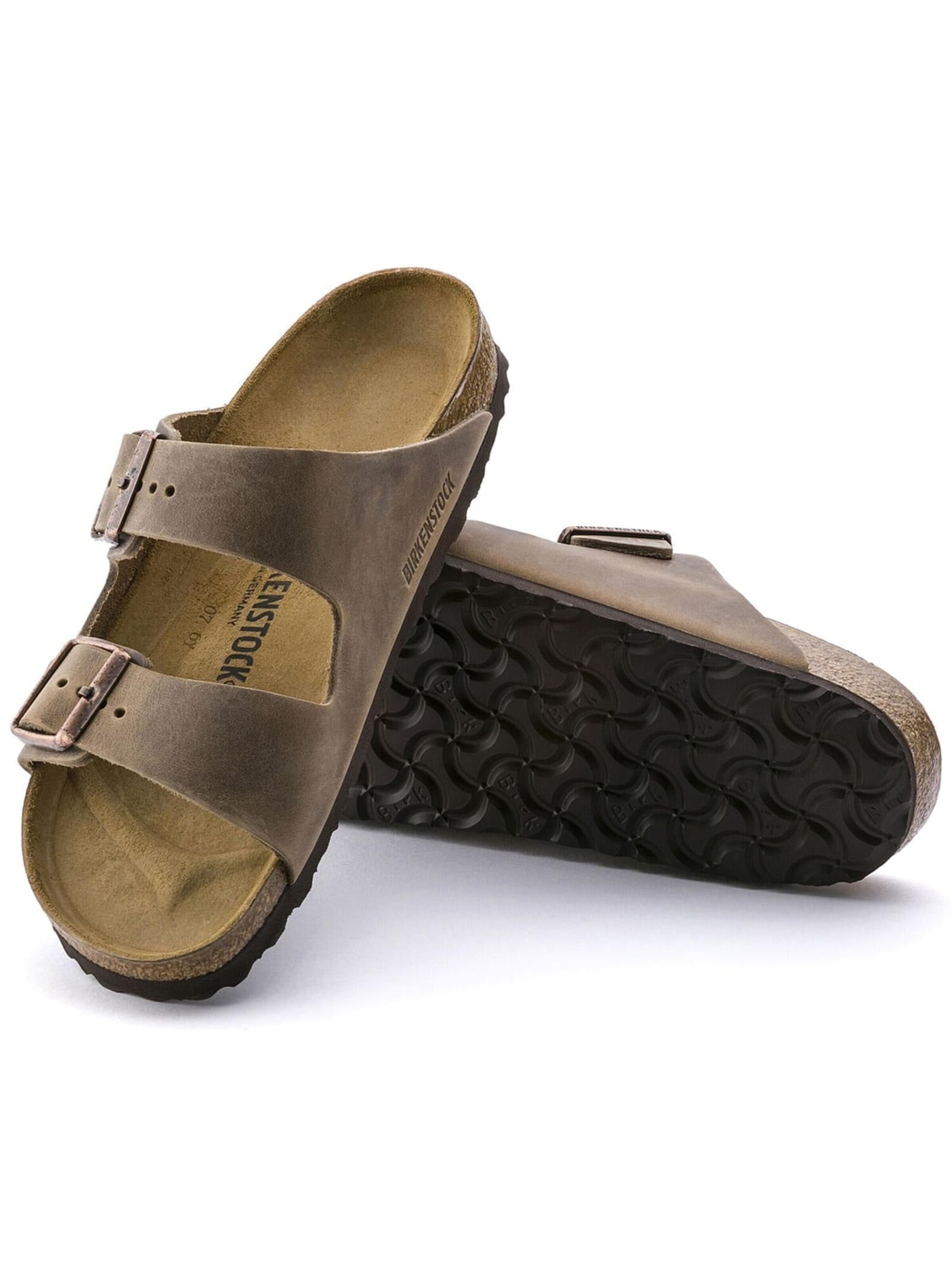 BIRKENSTOCK Klapki 'Unisex Arizona Tabacco Brown Sandals' w kolorze brązowy