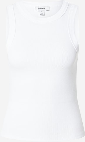 TOPSHOP Top in White: front
