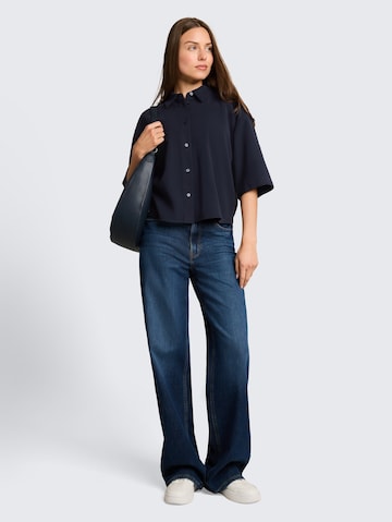 TOM TAILOR Blouse in Blauw