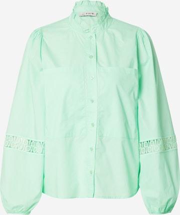 A-VIEW Blouse 'Tiffany' in Groen: voorkant