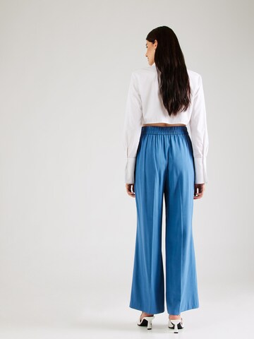 COMMA Wide Leg Hose in Blau