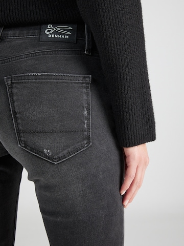 DENHAM Slimfit Jeans 'MONROE' i svart