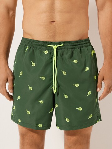 CALZEDONIA Regular Badeshorts in Grün: Vorderseite