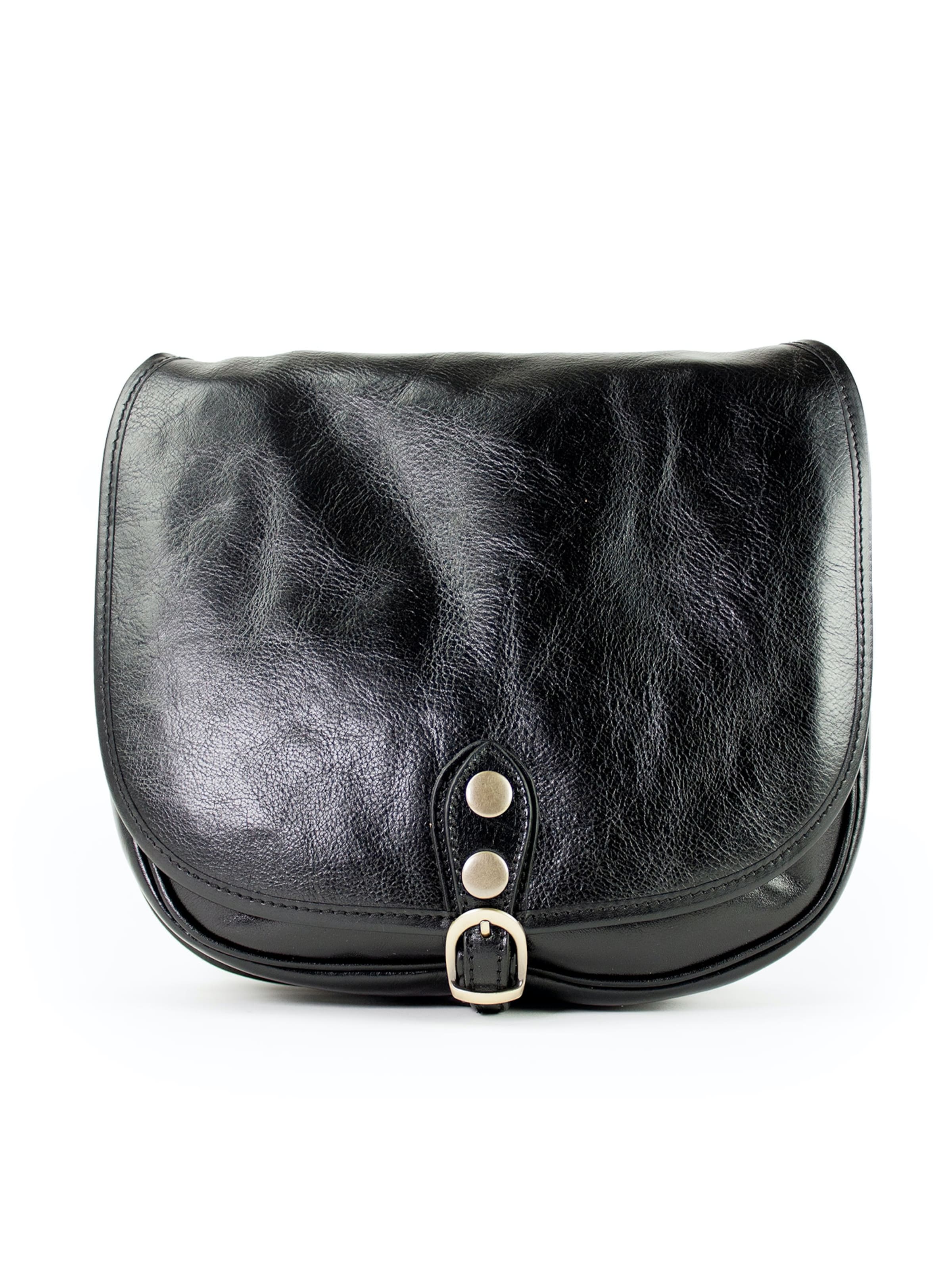 lePelou Handtas 'LEANDRA' in Zwart: voorkant