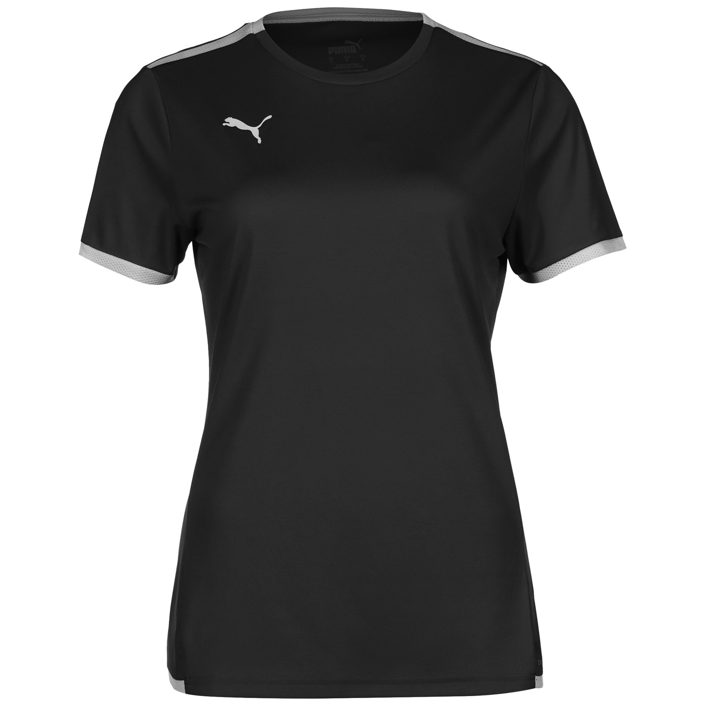 PUMA - Camisola de futebol 'Team Liga' em preto: frente