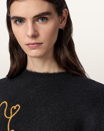 AllSaints Pullover in Schwarz