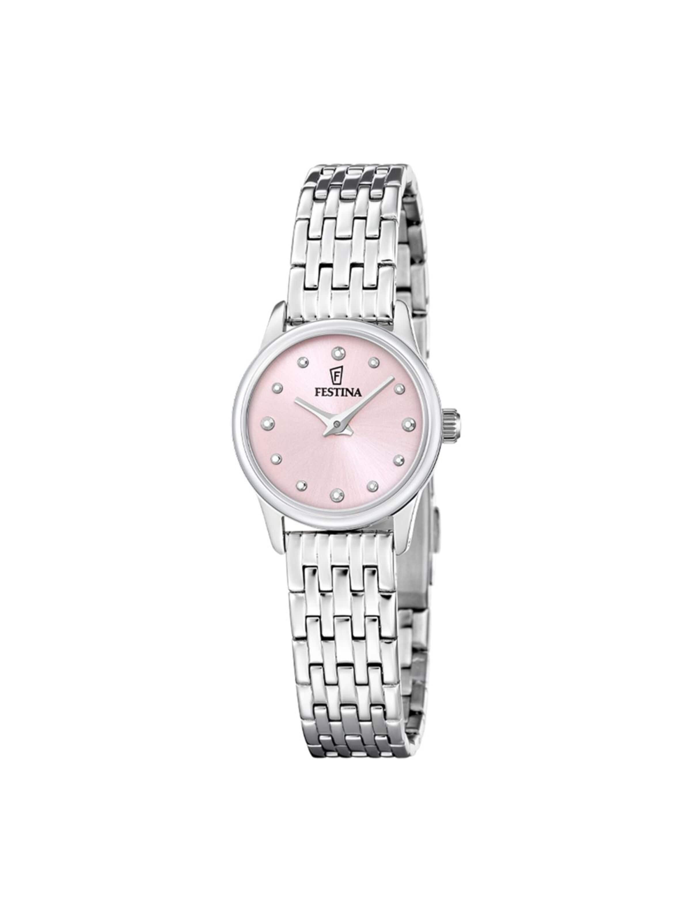 Montre à affichage analogique FESTINA en rose : devant