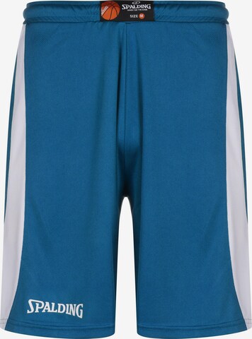 SPALDING Workout Pants 'Jam' in Blue: front