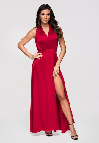 Ombre Evening dress in Red: front